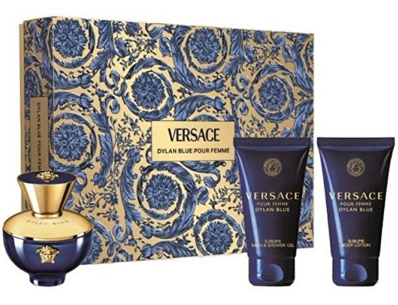 Pour Femme Dylan Blue - EDP 50 ml + sprchový gel 50 ml + tělové mléko 50 ml