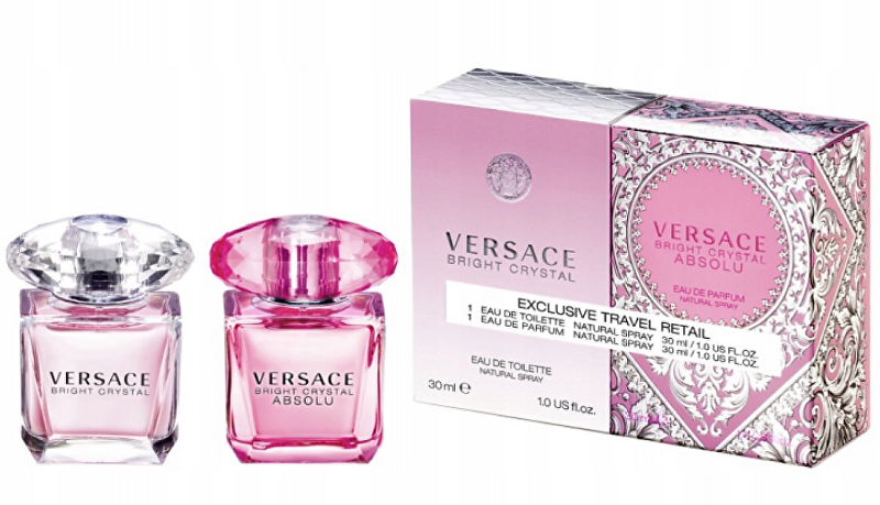 Versace Versace Bright Crystal - EDT 30 ml + Versace Bright Crystal Absolu - EDP 30 ml Dárková sada