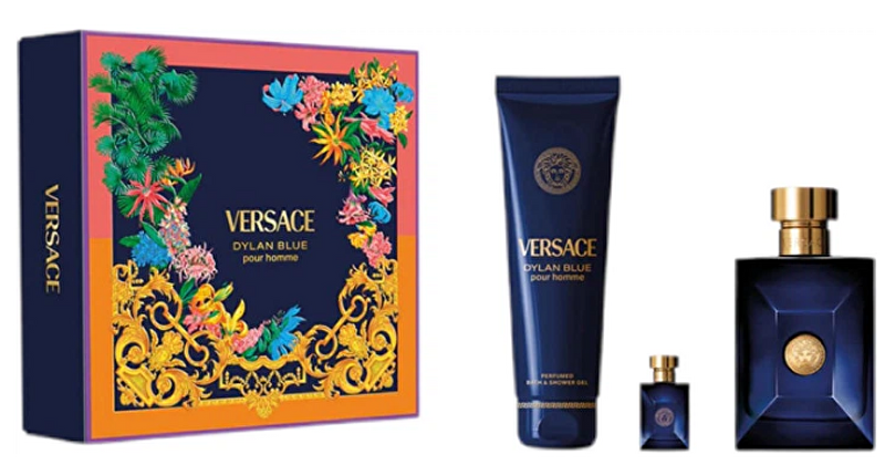 Versace Versace Pour Homme Dylan Blue - EDT 100 ml + sprchový gél 150 ml + EDT 5 ml