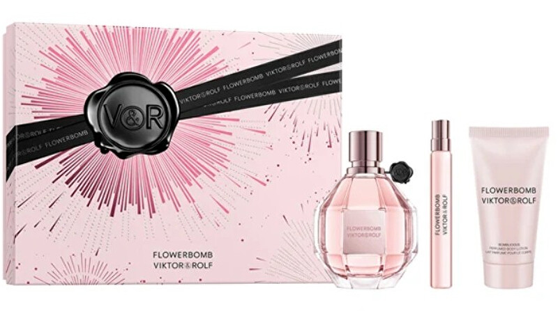 Viktor & Rolf Flowerbomb - EDP 100 ml + tělové mléko 50 ml + EDP 10 ml Dárková sada