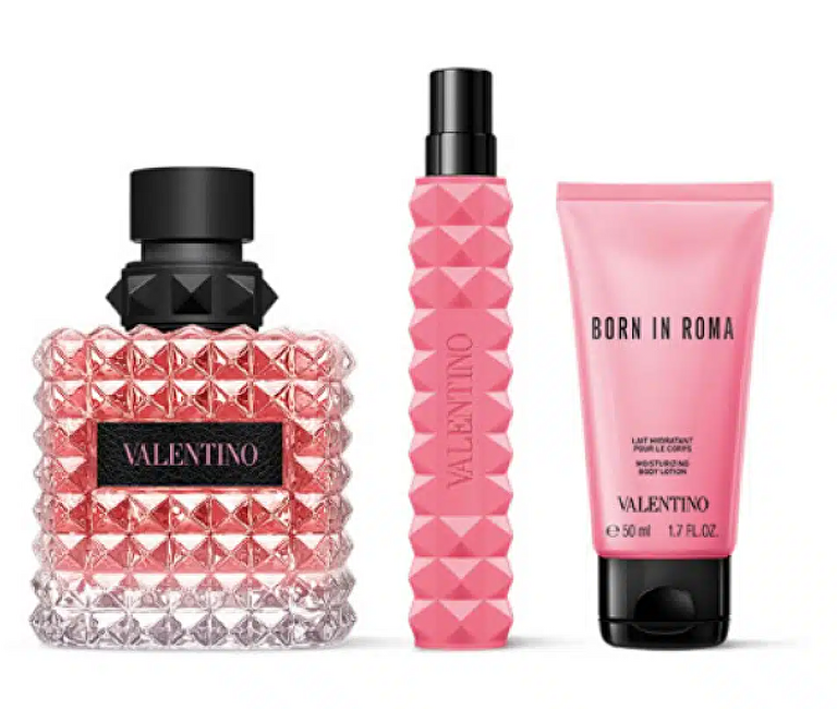 Valentino Donna Born In Roma - EDP 100 ml + tělové mléko 50 ml + EDP 10 ml Dárková sada