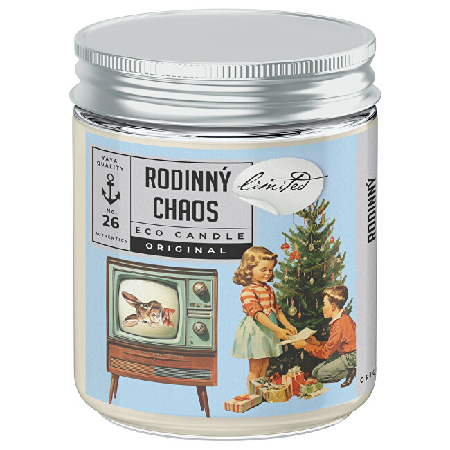 Rodinný Chaos - limitovaná eko sójová svíčka 250 ml