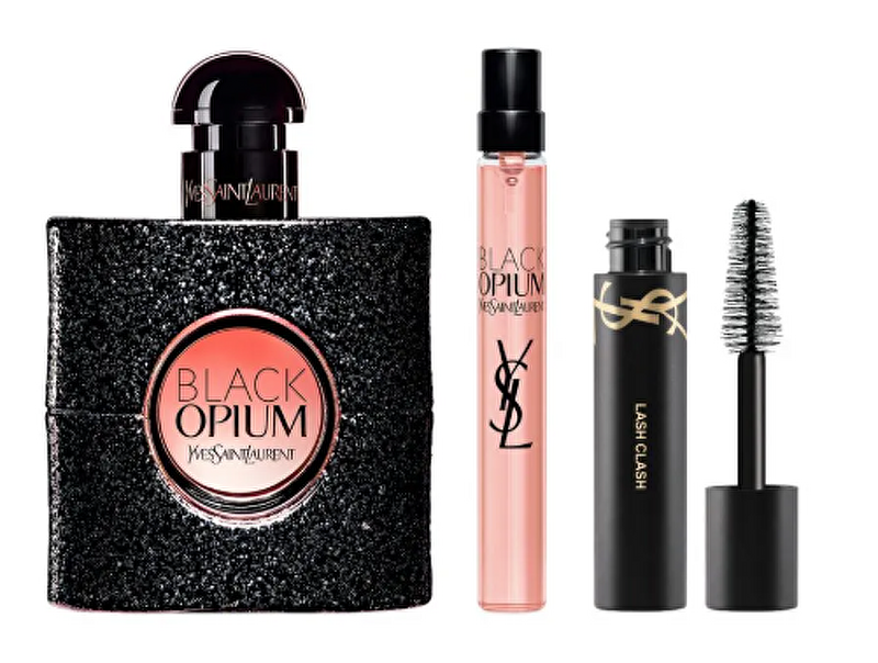 Black Opium - EDP 50 ml +  EDP 10 ml + řasenka 2 ml