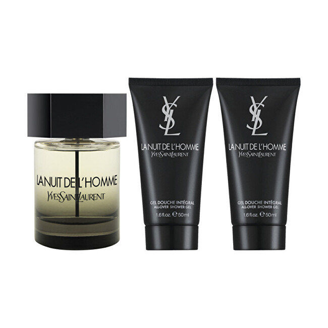 La Nuit De L´Homme - EDT 100 ml + sprchový gel 2 x 50 ml