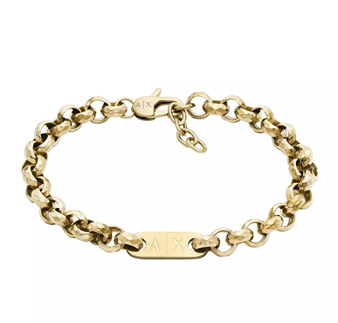 Armani Exchange Stylový řetízkový náramek AXG0175710