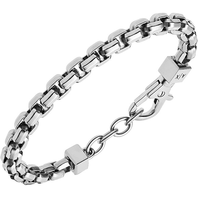 Armani Exchange Módní pánský ocelový náramek AXG0045040