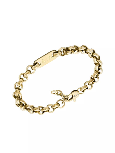 Armani Exchange Stylový řetízkový náramek AXG0175710