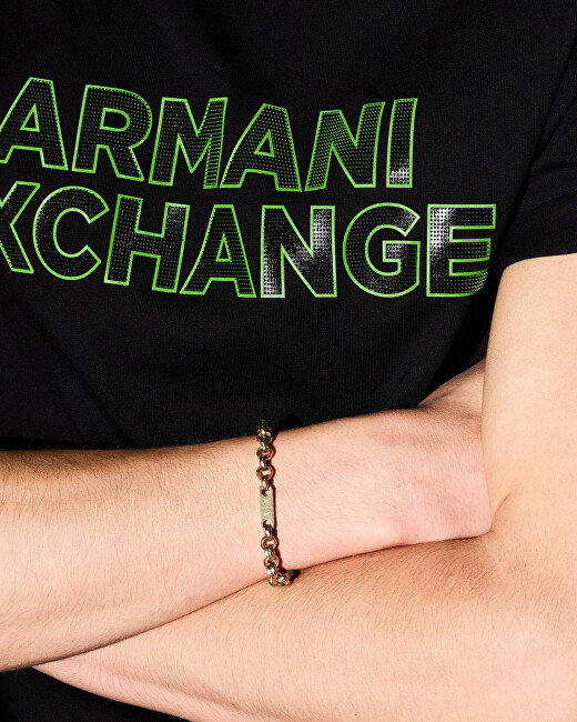 Armani Exchange Stylový řetízkový náramek AXG0175710