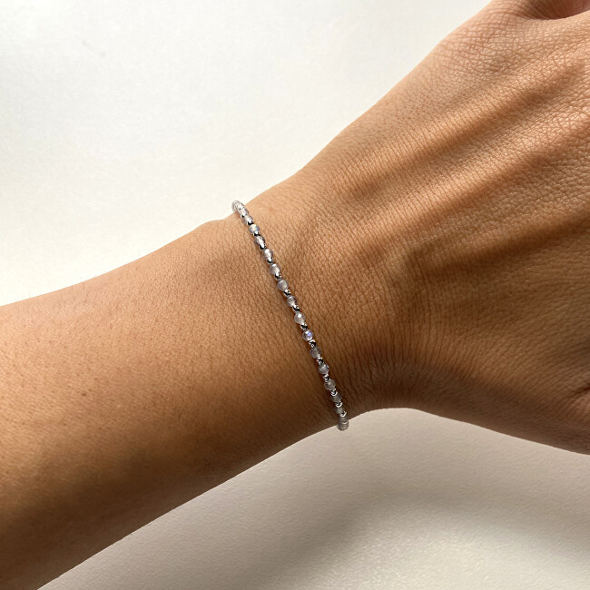 Alisia Korálkový náramek z labradoritu AL1235-Argento-Labradorite