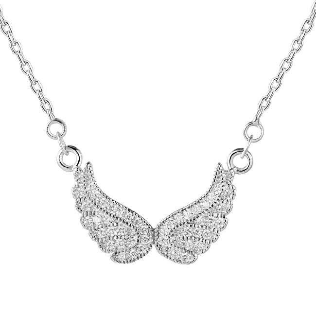Beneto Stříbrný náhrdelník s křídly AGS194/47