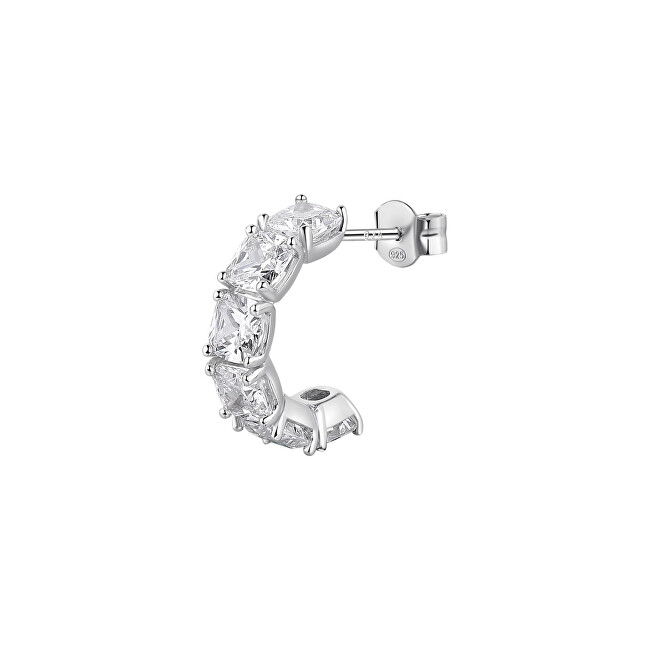 Brosway Okouzlující single náušnice Fancy Infinite White FIW15