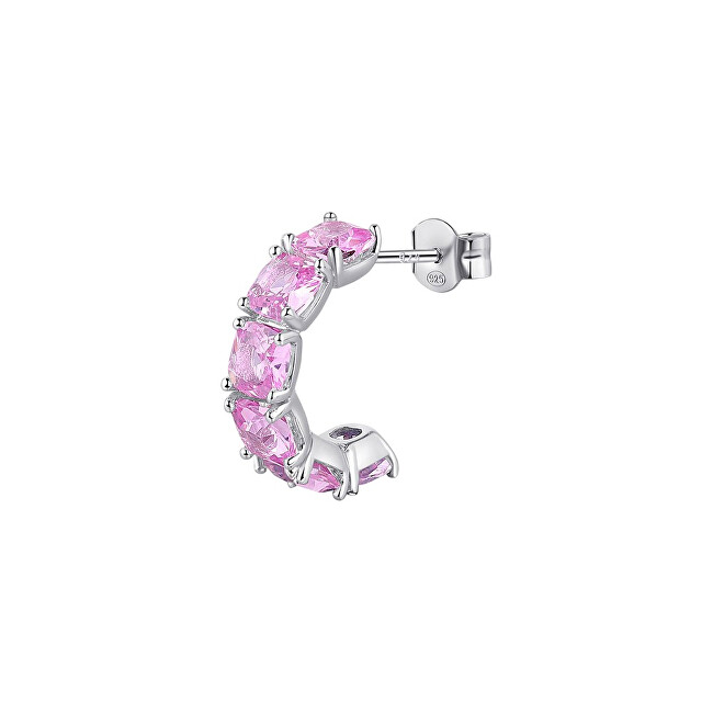 Brosway Okouzlující single náušnice Fancy Vibrant Pink FVP10