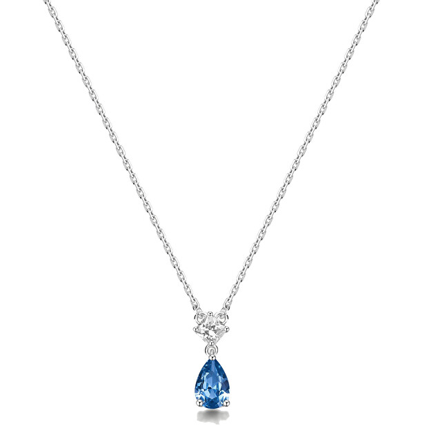 Brosway Půvabný náhrdelník ze stříbra Freedom Blue Fancy FFB109