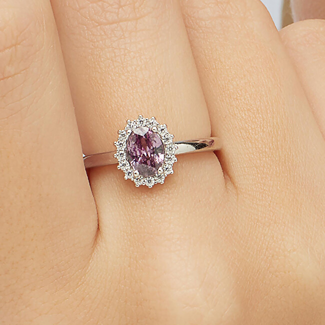 Brosway Elegantní stříbrný prsten Fancy Magic Purple FMP75