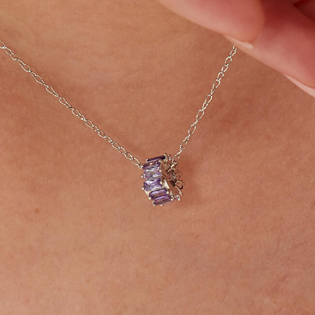Brosway Módní stříbrný přívěsek Fancy Magic Purple FMP03