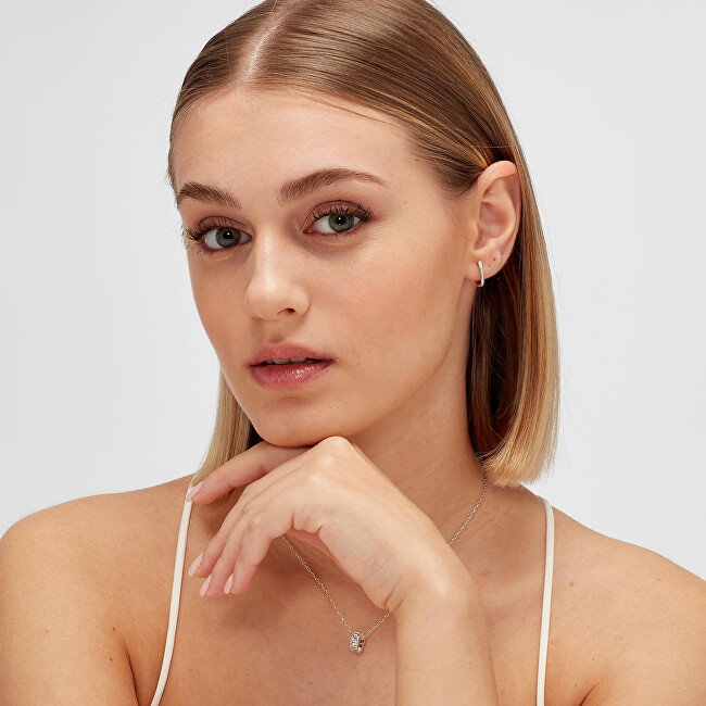 Brosway Single náušnice se zirkony Fancy Infinite White FIW10