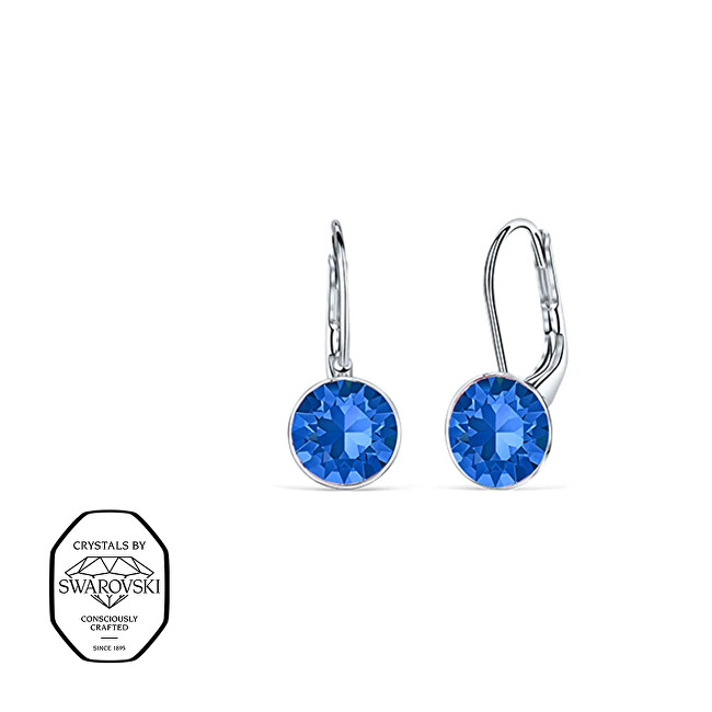CRYSTalp Visací náušnice se Swarovski krystaly Diana 4119.SAP.E
