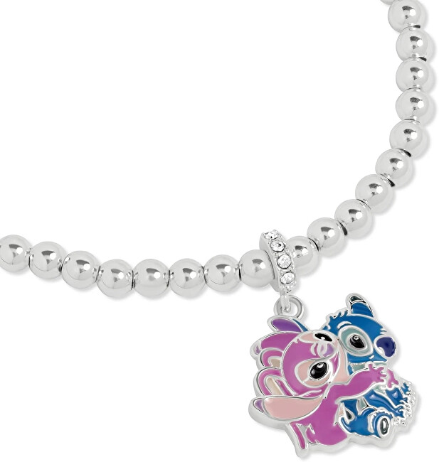Disney Korálkový náramek Angel a Stitch Lilo & Stitch BF00806SRWL.PH