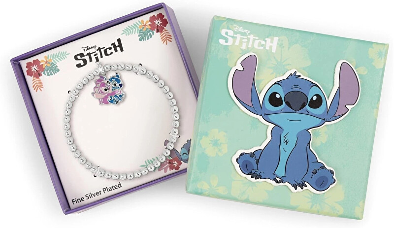 Disney Korálkový náramek Angel a Stitch Lilo & Stitch BF00806SRWL.PH