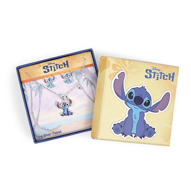 Disney Roztomilá sada šperků Lilo & Stitch SF00783SL.PH (náhrdelník, náušnice)