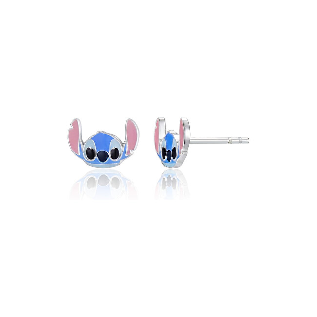 Disney Slušivé stříbrné náušnice Stitch Mini ES00101SL.CS