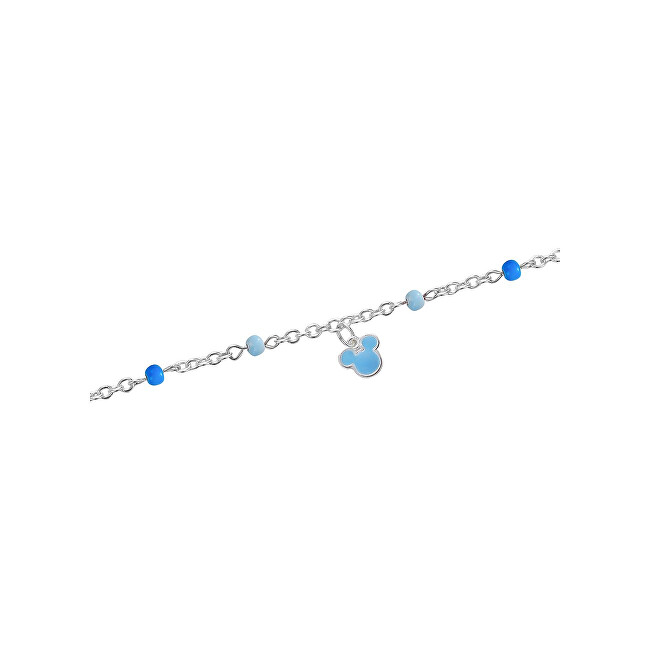 Disney Slušivý stříbrný náramek Mickey Mouse Mini BS00103SL-47.CS