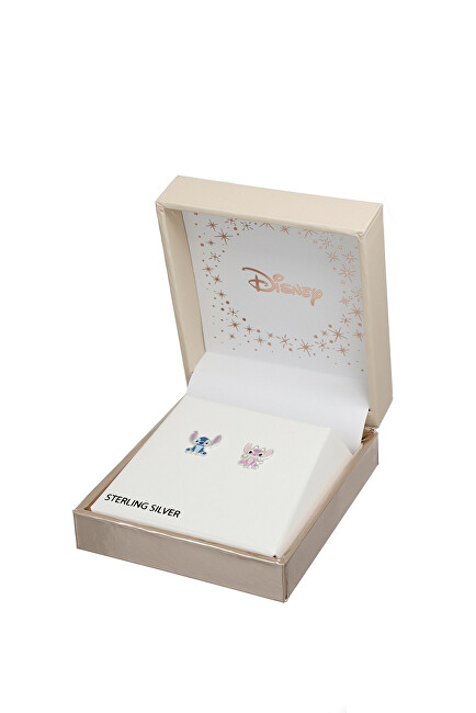 Disney Stříbrné asymetrické náušnice Lilo & Stitch ES00088SL.CS