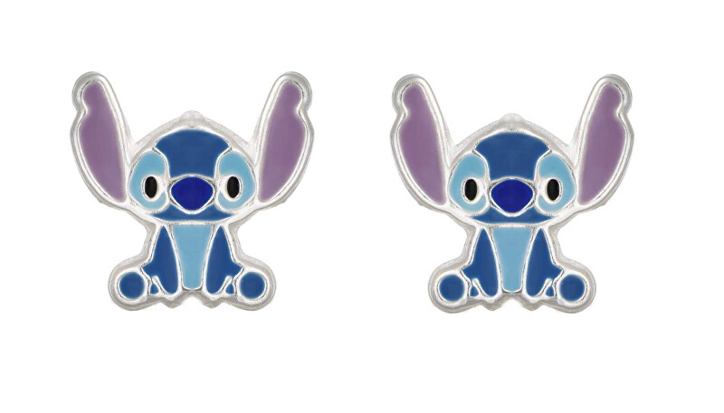 Disney Stříbrné peckové náušnice Stitch Lilo & Stitch ES00089SL.CS