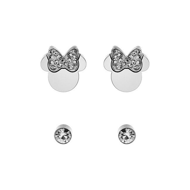 Disney Set dívčích náušnic Minnie Mouse S600149RWL-B.CS (2 páry náušnic)