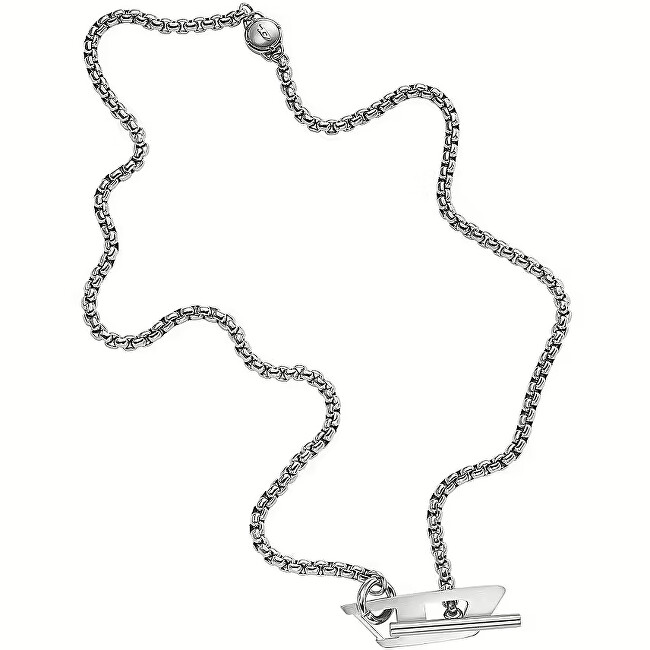 Diesel Fashion ocelový náhrdelník s logem DX1477040