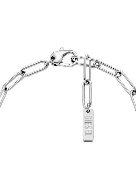Diesel Moderní ocelový náramek s přívěsky DX1604040