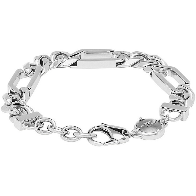 Diesel Pánský ocelový náramek s křížkem Steel DX1351040