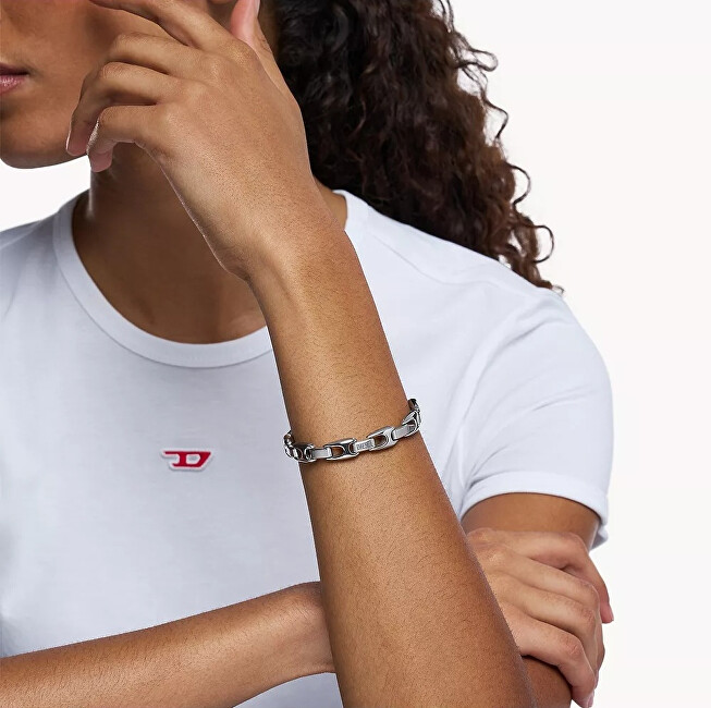Diesel Moderní ocelový unisex náramek DX1633040