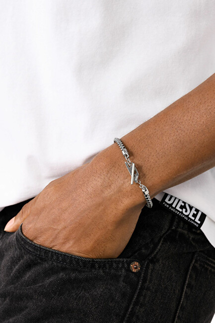 Diesel Stylový ocelový unisex náramek DX1551040