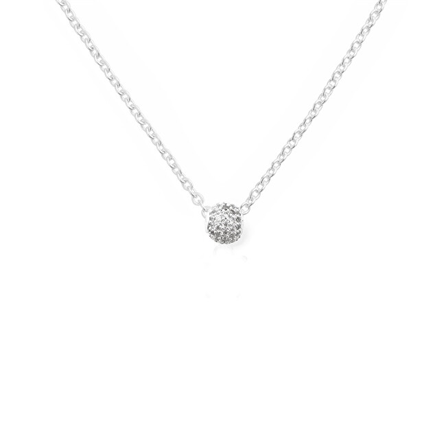 Daniel Wellington Blyštivý stříbrný korálek s krystaly Charms DW00401050