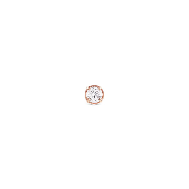 Daniel Wellington Bronzová single náušnice s krystalem DW00400859