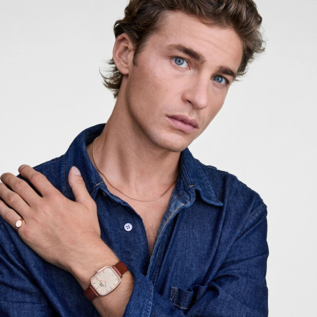 Daniel Wellington Bronzový řetízek Tide Mesh DW00401103