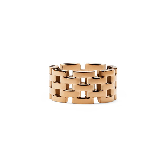 Daniel Wellington Designový bronzový prsten z oceli 5-Link DW0040097