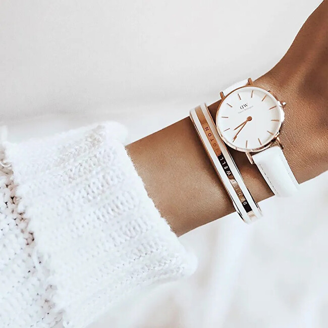 Daniel Wellington Elegantní pevný bronzový náramek Emalie Elan DW0040000