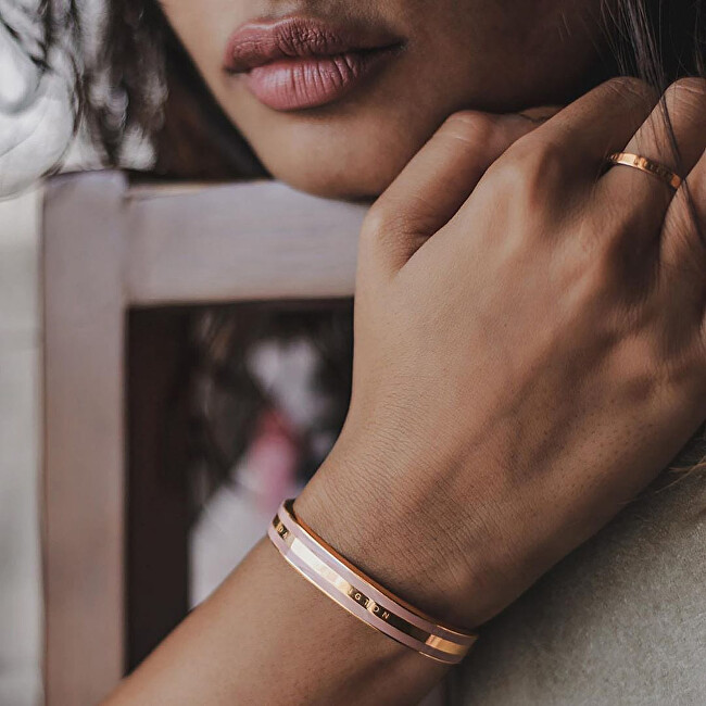 Daniel Wellington Elegantní pevný bronzový náramek Emalie DW0040000