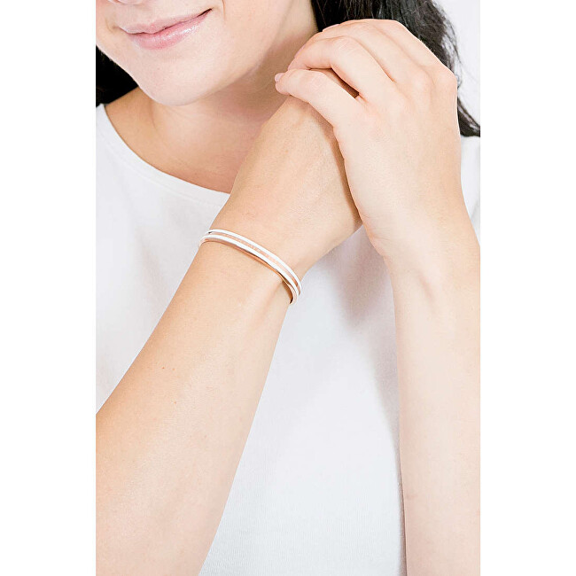Daniel Wellington Elegantní pevný bronzový náramek Slim Emalie Elan DW0040006
