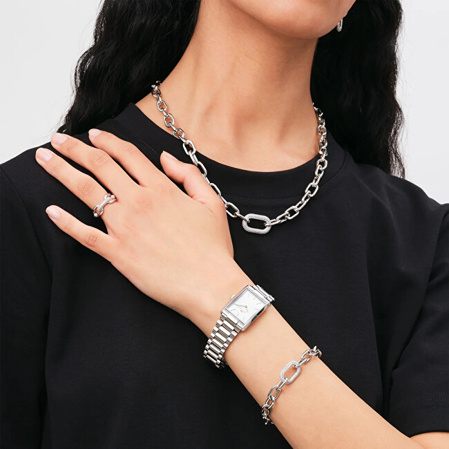 Daniel Wellington Elegantní prsten Crystal Link DW0040061
