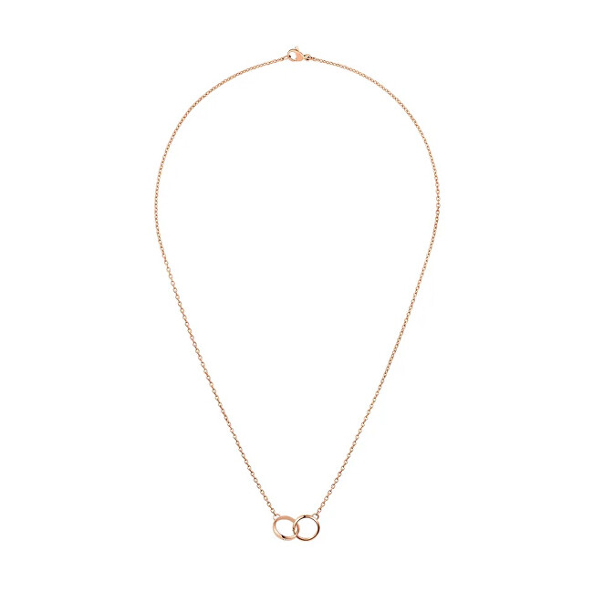 Daniel Wellington Krásný bronzový náhrdelník s krystaly Classic Lumine DW00400352