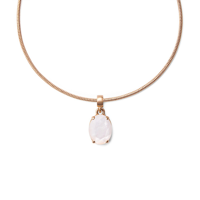 Daniel Wellington Krásný bronzový přívěsek s perletí Mother of Pearl DW00401460