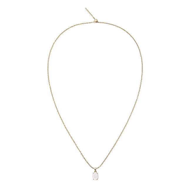Daniel Wellington Půvabný pozlacený přívěsek s perletí Mother of Pearl DW00401461