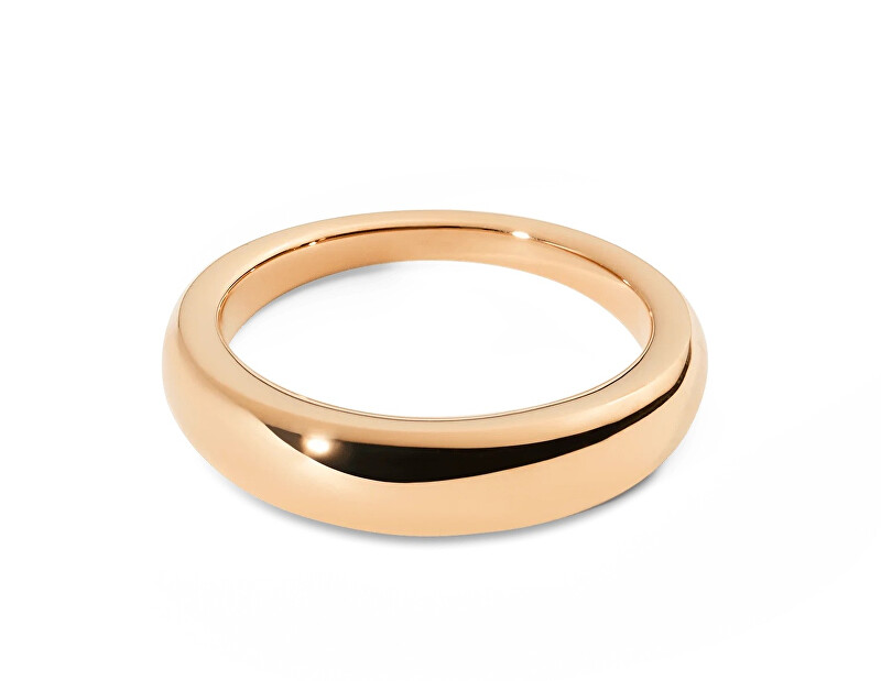 Daniel Wellington Minimalistický prsteň z pozlátenej ocele Flow DW00402040 52 mm