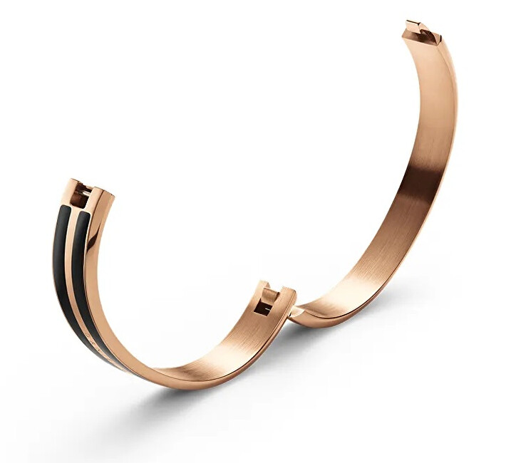 Daniel Wellington Moderní pevný bronzový náramek Emalie Infinite DW0040025