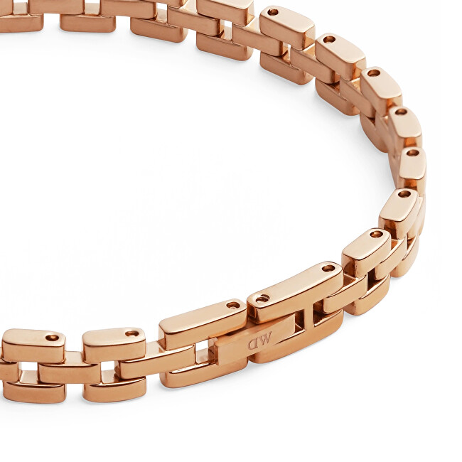 Daniel Wellington Módní bronzový náramek z oceli 3-Link DW004009