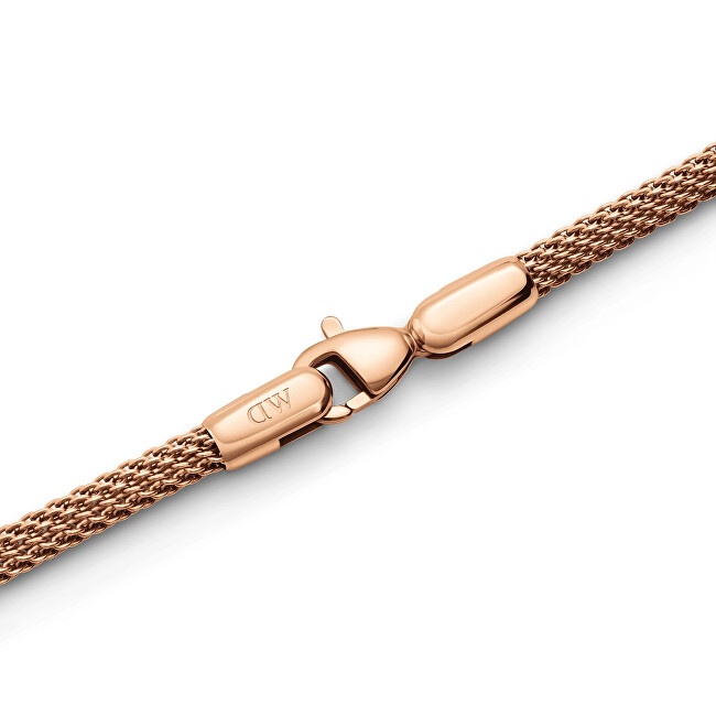 Daniel Wellington Módní bronzový náramek z oceli Mesh Perfect Pair DW0040068