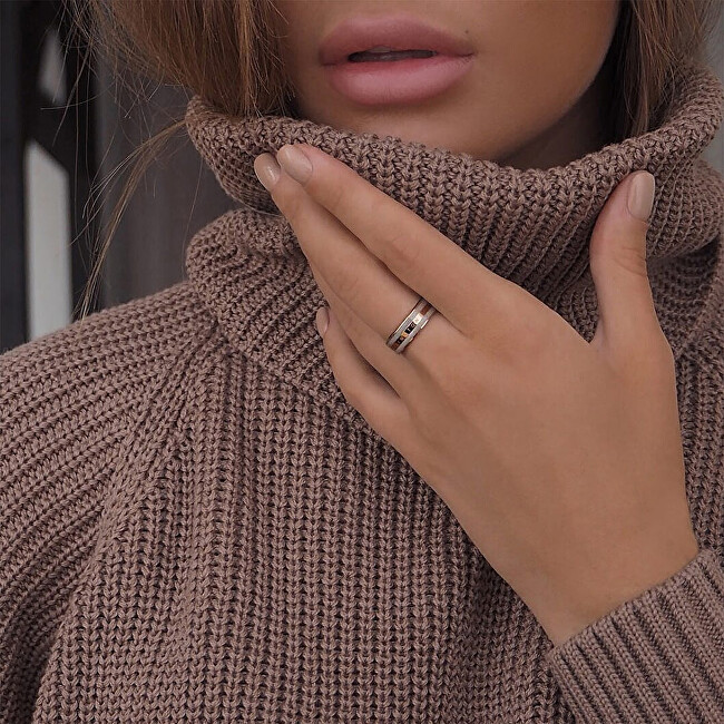Daniel Wellington Módní bronzový prsten Emalie DW004000